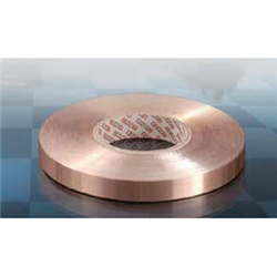 AUDIOropa 18mm Wide 0.1mm Thick Copper Foil Covered with Polyester Tape 100m Roll
